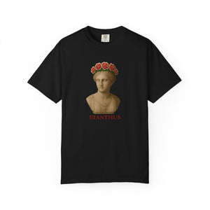 Dianthus Floral T-Shirt | Flower of the Gods Design | Unisex Garment-Dyed Tee