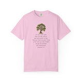 "Rooted in Faith" Live Oak Tee, Inspirational Garment-Dyed T-shirt for Faith & Growth