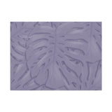 Violet Monstera Canvas Print – Botanical Wall Art