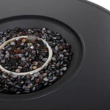 Darcy Aluminum Round Firepit Table