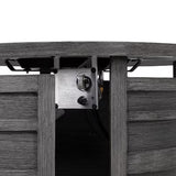 Darcy Aluminum Round Firepit Table