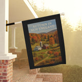 Autumn in New England, Scenic Farm Landscape Garden Banner