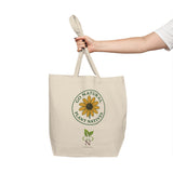 Go Natural Plant Natives Bag, Rudbeckia Theme, Eco-Friendly Canvas Shopping Tote | | Reusable Grocery Tote, Beach Bag, Market Bag