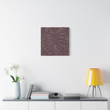 Merlot Monstera Canvas Print – Botanical Wall Art