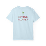 Dianthus Floral T-Shirt | Flower of the Gods Design | Unisex Garment-Dyed Tee