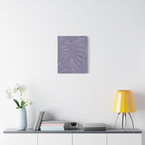 Violet Monstera Canvas Print – Botanical Wall Art
