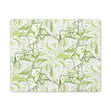 Snow Queen Pothos Pattern Canvas Print – Botanical Wall Art