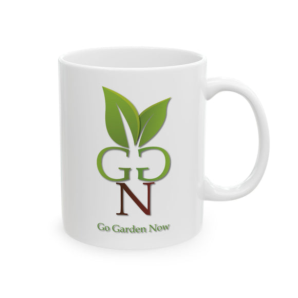 GoGardenNow Brand Ceramic Mug - Perfect for Coffee Lovers