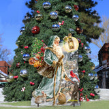 Saint Nicholas Christmas Outdoor Decor by D. Gelsinger - Christmas Santa Snowman Decor - 8461067F-DG