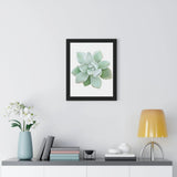 Pachyveria Haagei Succulent Framed Print – Botanical Wall Art