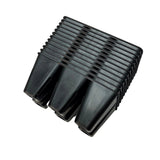 Stack of black plastic 6 Cell Plug Tray Inserts
