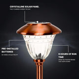 Energizer 10 Pack Solar Pathway LED Lights Outdoor ( Copper )