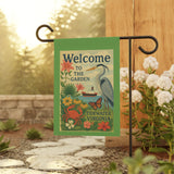 Welcome to the Garden at Tidewater Virginia - Beautiful Outdoor Decor for Home, Seasonal Garden Banner, Perfect Gift for Garden Lovers, Garden Decor