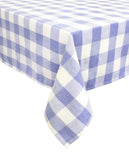 Fennco Styles Country Buffalo Check Soft Tablecloth - Classic Check Table Linen for Everyday Use, Family Gathering, Indoor Outdoor Parties and Special Occasion