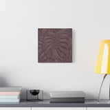 Merlot Monstera Canvas Print – Botanical Wall Art
