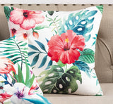 Fennco Styles Home Indoor Outdoor Décor Tropical Print Throw Pillow