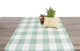 Fennco Styles Country Buffalo Check Soft Tablecloth - Classic Check Table Linen for Everyday Use, Family Gathering, Indoor Outdoor Parties and Special Occasion