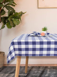 Fennco Styles Country Buffalo Check Soft Tablecloth - Classic Check Table Linen for Everyday Use, Family Gathering, Indoor Outdoor Parties and Special Occasion