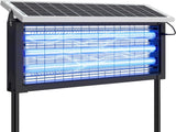 Solar Bug Zapper Outdoor, Wireless Portable Camping Mosquito Zapper 4500V For 3500 Sq.ft with Panel Sensor, Fly Traps with 10FT Extension Cord