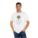 "Rooted in Faith" Live Oak Tee, Inspirational Garment-Dyed T-shirt for Faith & Growth