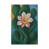 O’Keeffe Inspired Cactus with Blooming Desert Flower