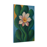 O’Keeffe Inspired Cactus with Blooming Desert Flower