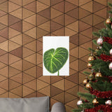 Philodendron Gloriosum Botanical Print – Unframed Wall Art