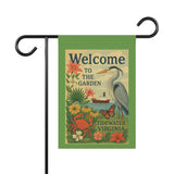 Welcome to the Garden at Tidewater Virginia - Beautiful Outdoor Decor for Home, Seasonal Garden Banner, Perfect Gift for Garden Lovers, Garden Decor