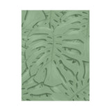 Sage Green Monstera Canvas Print – Botanical Wall Art