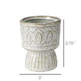 Farrallon Ceramic Cache Pot 3"

