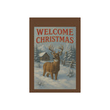 Welcome Christmas, Buck Deer Garden Banner