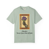 Chivalry with Violets T-shirt: Timeless Gift for Kind Souls
