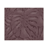 Merlot Monstera Canvas Print – Botanical Wall Art