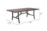 Trevi Aluminum Dining Table
