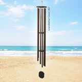 Pacific Winds Series Wind Chime on a beach with ocean view