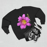 Pink Daylily Floral Sweatshirt