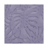 Violet Monstera Canvas Print – Botanical Wall Art