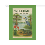 Welcome to the Bayou – Let the Good Times Grow, Garden Banner, Yard Art