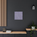 Violet Monstera Canvas Print – Botanical Wall Art