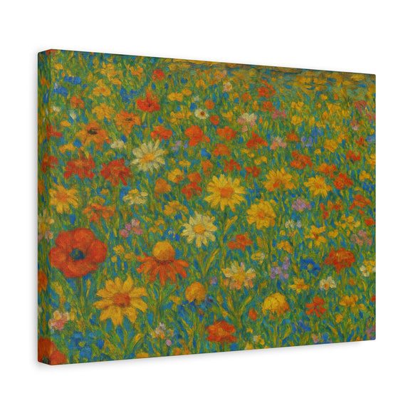 Wildflower Symphony, Van Gogh Inspired Garden Art