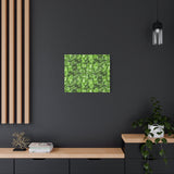 Aglaonema Pictum Canvas Print – Botanical Wall Art
