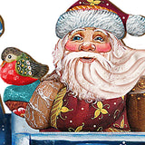 Train Ride Santa Christmas Outdoor Decor by G. DeBrekht - Christmas Santa Snowman Decor - 8129211F