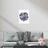 Tradescantia Nanouk Botanical Print – Unframed Wall Art