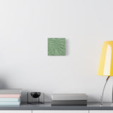 Sage Green Monstera Canvas Print – Botanical Wall Art