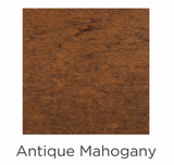 Solid square of antique mahogany color with 'Antique Mahogany' text below.