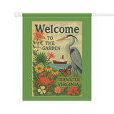 Welcome to the Garden at Tidewater Virginia - Beautiful Outdoor Decor for Home, Seasonal Garden Banner, Perfect Gift for Garden Lovers, Garden Decor