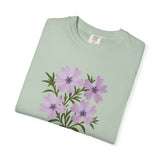 Moss Phlox Garden Flower T-Shirt - "Phlox Subulata" & "Sweet Dreams" Design