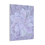 Graptopetalum Murasaki Succulent Pattern Canvas Print – Botanical Wall Art