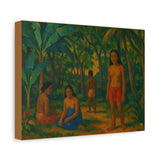 Gauguin Inspired Tropical Forest with Islanders