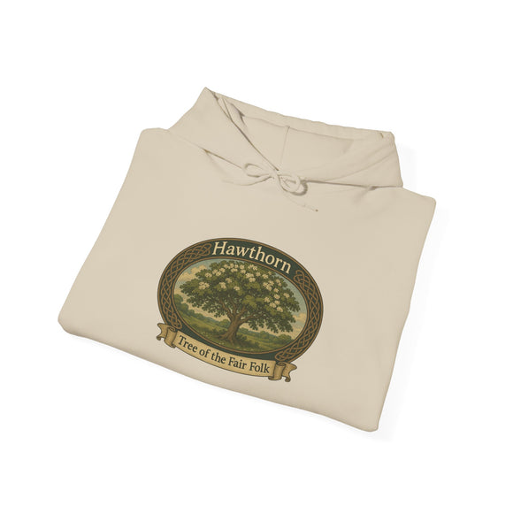 Hawthorn – Tree of the Fair Folk Celtic Hoodie